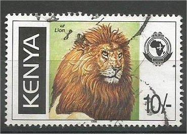 KENYA, 1998, used 10sh, Lion, Scott 734