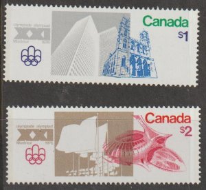 Canada SC 687-688 Mint Lightly Hinged