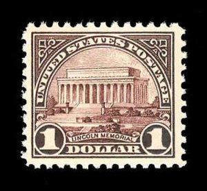 momen: US Stamps #571 MNH OG PSE Graded VF/XF 85