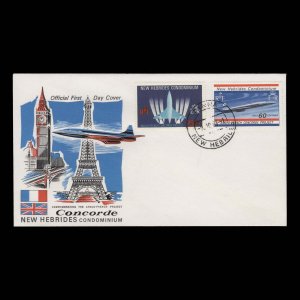 New Hebrides 1968 (FDC) Anglo-French Concorde Project, TANNA ...