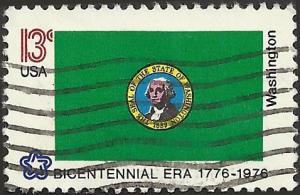 # 1674 USED STATE FLAG WASHINGTON