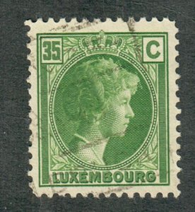 Luxembourg #168 used single
