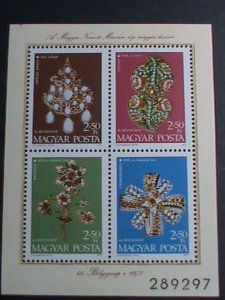 ​HUNGARY-1973 SC#B306 46TH STAMP DAY-FOLK ART MNH S/S VF WE SHIP TO WORLD WIDE