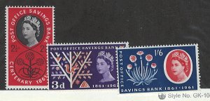 Great Britain 379-381 MNH!