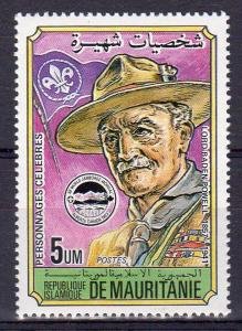 Mauritania 1984 SCOUTING YEAR ALBERTA 1 value Perforated Mint (NH)