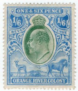 (I.B) Orange River Colony Revenue : Duty Stamp 1/6d