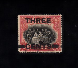 North Borneo Scott #166 CTO