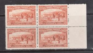 Canada #102 XF/NH Block **With Certificate**