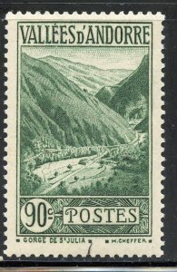 Andorra,  French # 48, Mint Hinge