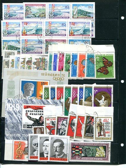 Hungary  very nice pre-cancel collection 6 pages  NH VF