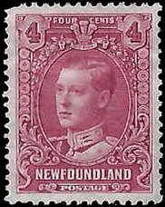 NEWFOUNDLAND   #166 MH (4)