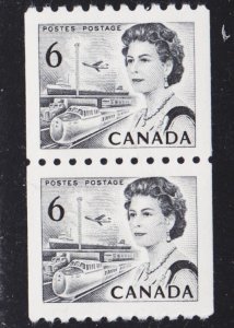 Canada Scott 468B VF mint OG NH pair.