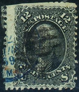 U.S. #97 Used Clipped Perfs 