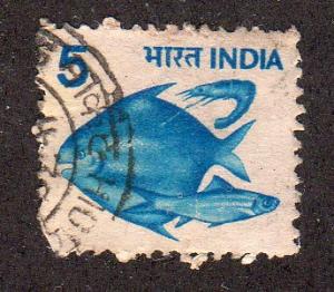 India 837a - Used - Fish