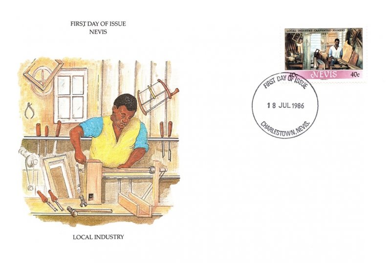 Saint Kitts, Worldwide First Day Cover