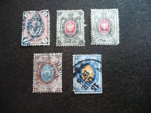 Stamps - Russia - Scott# 26-30 - Used Part Set of 5 Stamps
