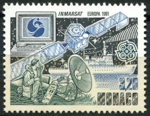 Monaco Sc#1761 MNH, 3.20f multi, Europa (C.E.P.T.) 1991 - Europe in Space (1991)