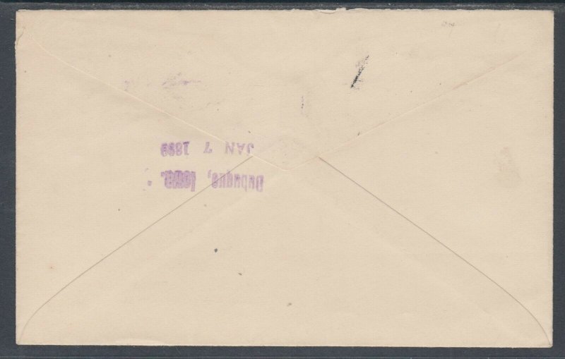 US Sc 270 Pair Uprates U311 Registered Cover, National, IA DPO