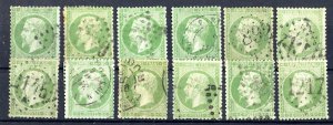 `1862 France Sc # 23x14 used cv. $140 ( 2451 WX )