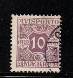 DENMARK Scott # P4 Used