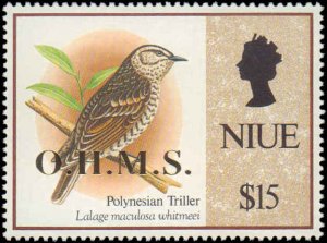 Niue #O20-O30, Complete Set(11), 1993-1994, Birds, Never Hinged