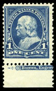 US  #264 VF mint never hinged,  deep rich color,  wonderful stamp,  CHOICE!