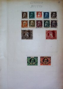 Germany Baden Early Stamps MH* and Used 20507-