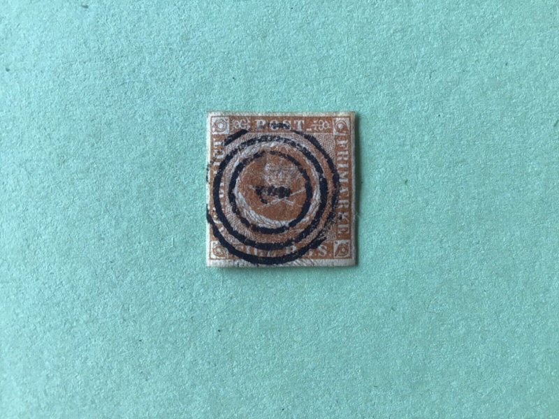 Denmark 1854 4 s used stamp A6663