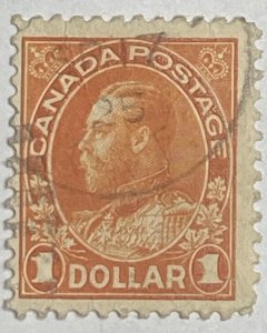 CANADA 1911-1925 #122 King George V 'Admiral' Issue - Used (CV 10$ +)