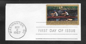 Just Fun Cover #1335 FDC Cachet Cut Corner