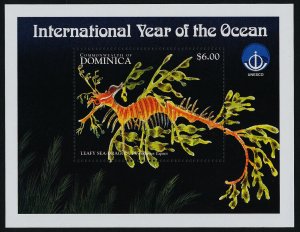 Dominica 2081-8 MNH International Year of the Ocean, Fish, Whale, Coral, Turtle 