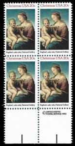 PCBstamps   US #2063 CW 80c(4x20c)Christmas-Madonna, MNH, (CW-4)