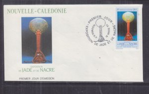 NEW CALEDONIA, 1990 Jade & Mother of Pearl 230f., unaddressed First Day cover.