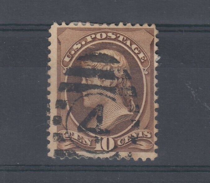 USA 10c Jefferson Sc#209 VFU JK7243