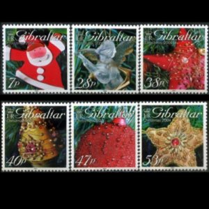 GIBRALTAR 2004 - Scott# 999-1004 Christmas Set of 6 NH