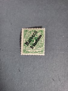 Stamps German Offices in Morocco Scott #2 hinged