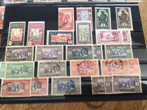 French Colonies mounted mint & used stamps duplication A12950