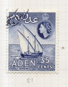 Aden 1953 QEII Early Issue Fine Used 35c. NW-206644