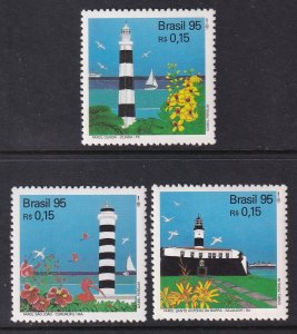 Brazil 2550-2552 Lighthouses MNH VF