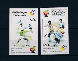 [60554] Gabon 1981 World Cup Soccer Football Spain Imperforated MNH