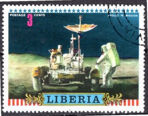 Liberia; 1972: Sc. # 599: Used CTO Single Stamp