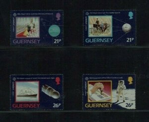 Guernsey: 1991 Europa, Europe in Space,  MNH set