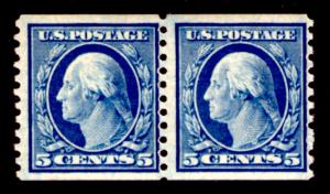 airpost's #496 Pair, Mint, Never Hinged. 