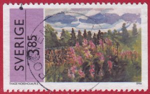 Sweden - 1996 - Scott #2179 - used - Art Nordholm Summer Scene