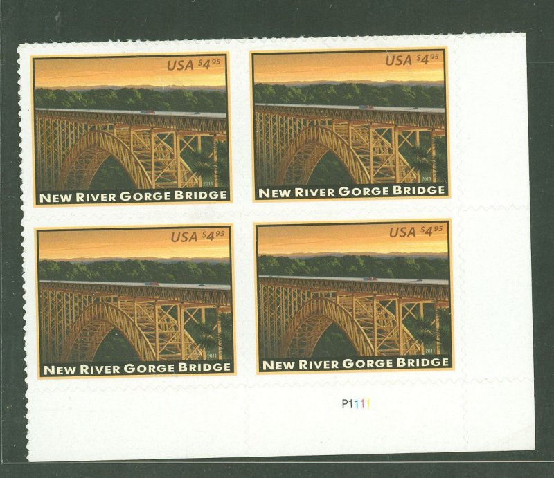 United States #4511  Plate Block