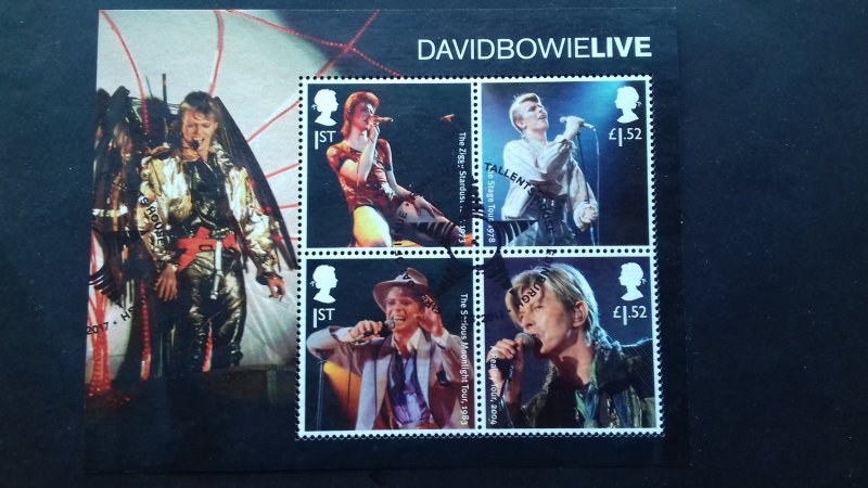 Great Britain 2017 David Bowie, 1947-2016  Used