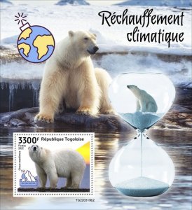 TOGO - 2022 - Climate Change - Perf Souv Sheet  - Mint Never Hinged