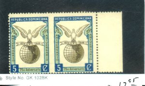 DOM REP #435 VAR IMPERF PAIR Cat $50