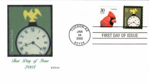 #3757 American Clock RVD FDC