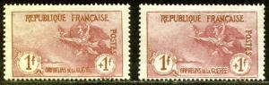 FRANCE #B9 Mint LH - 1917 1fr + 1fr War Orphans